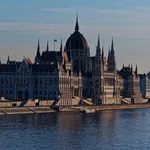 Budapest view of Danubio